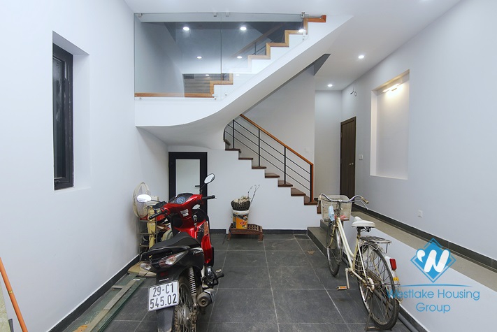 Nice design house for rent near Nhat Tan Bridge, Tay Ho District 
